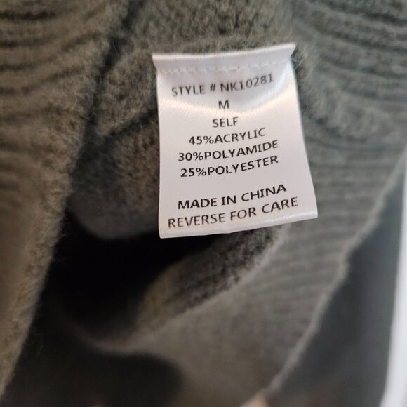 Baltic Born Rowen Color Block Sweater in Neutral, Green, Orange Medium - Picture 4 of 6